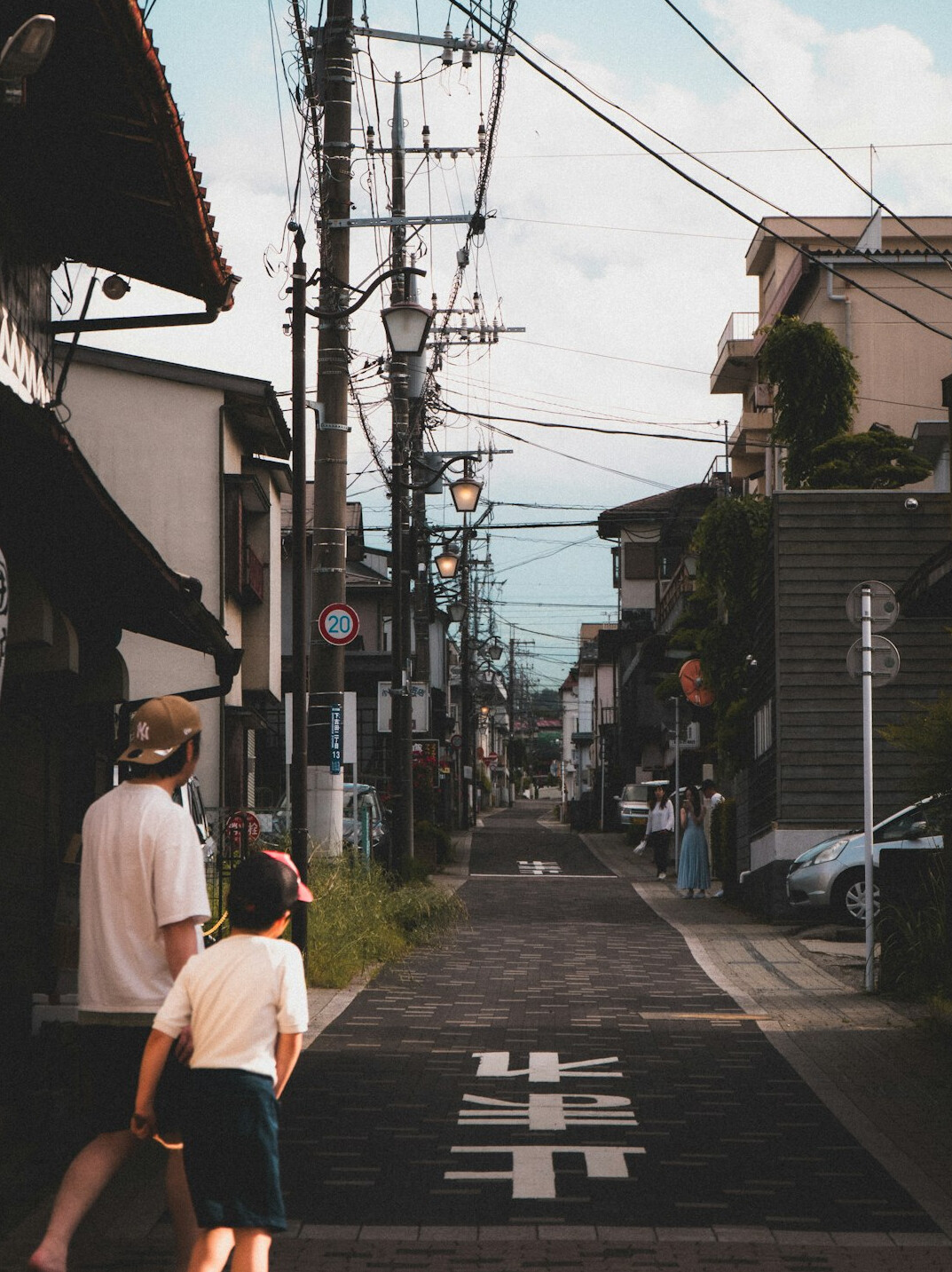 happy japanese family at home